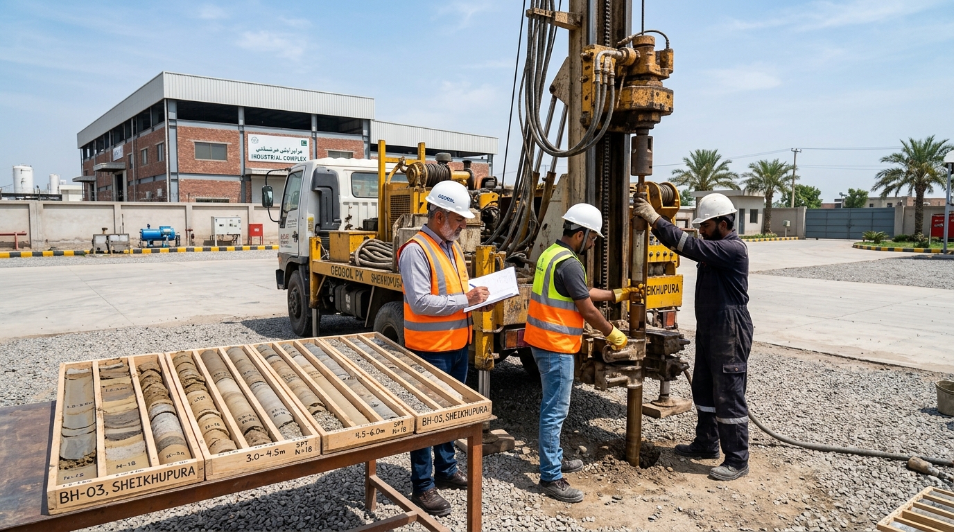 Geotechnical Soil Testing Rig Sheikhupura